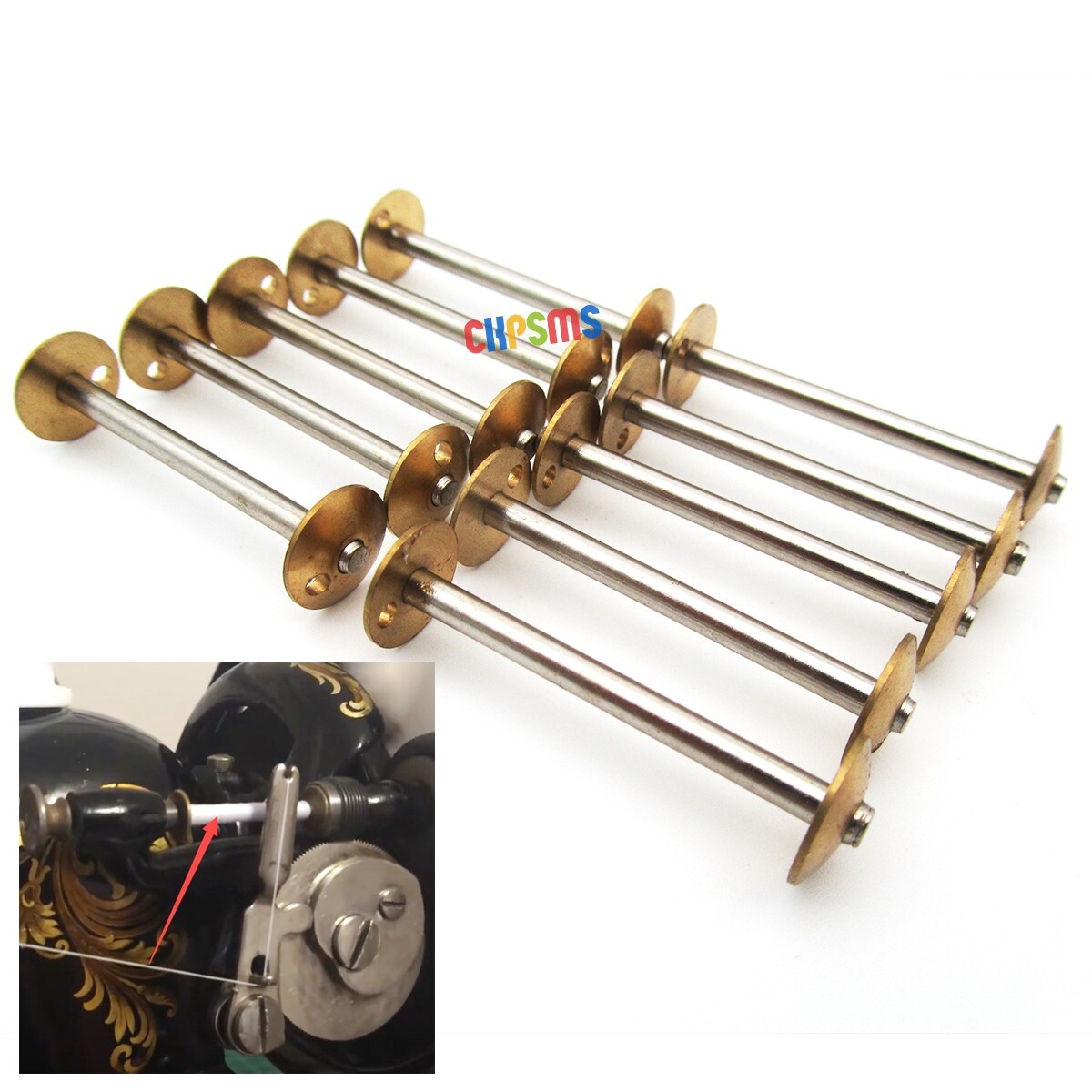 10PCS Long Bobbins #8228 for Singer 27 •28 •127K •128K Vibrating Shuttle Machine