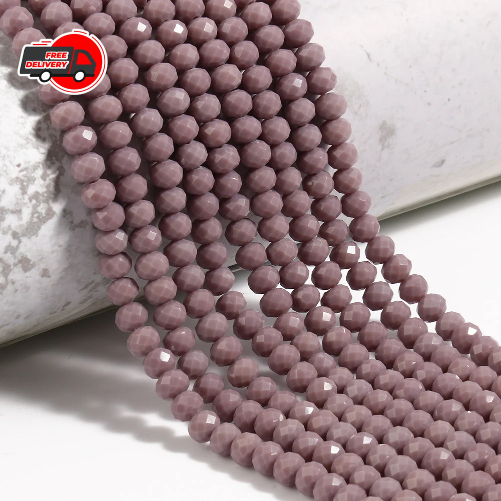 Glass Crystal Rondelle Bead Loose Spacer Beads Jewelry Making 4/6/8/10/12/14mm
