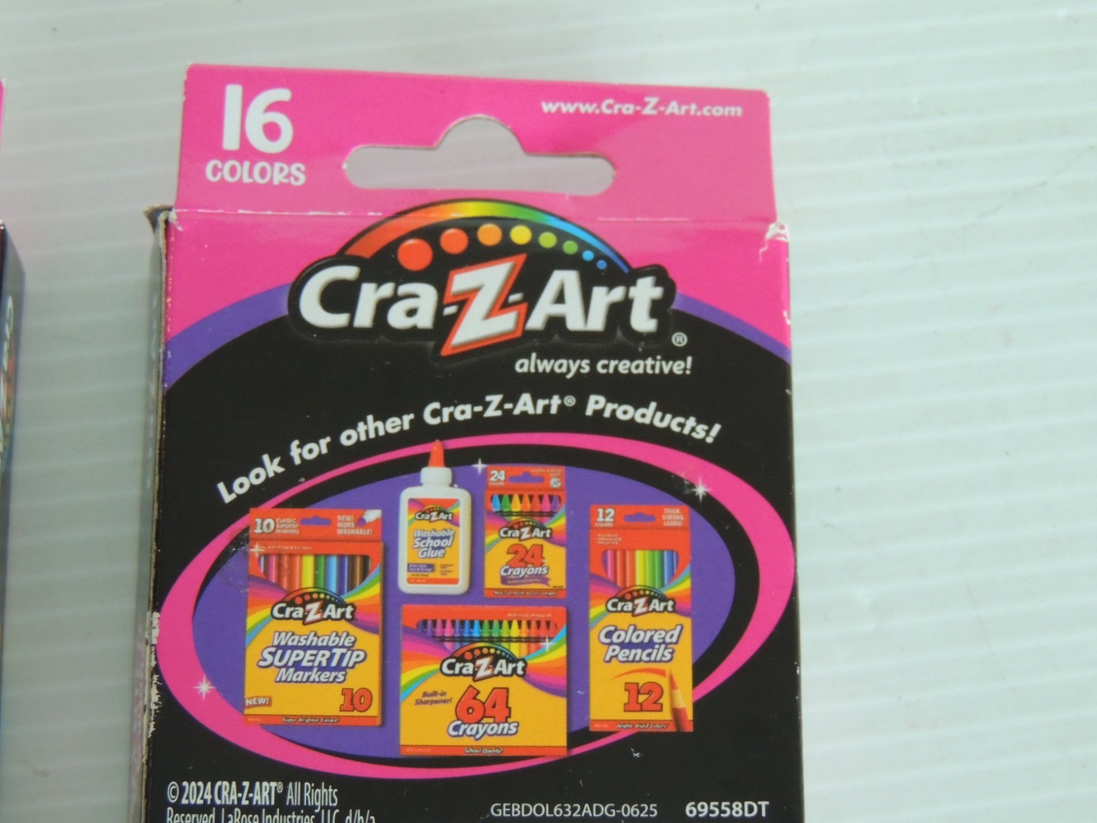Cra-Z-Art Scented Crayons 16 Colors Multicolor Non-Toxic MPN 69558DT TWO PACKAGE