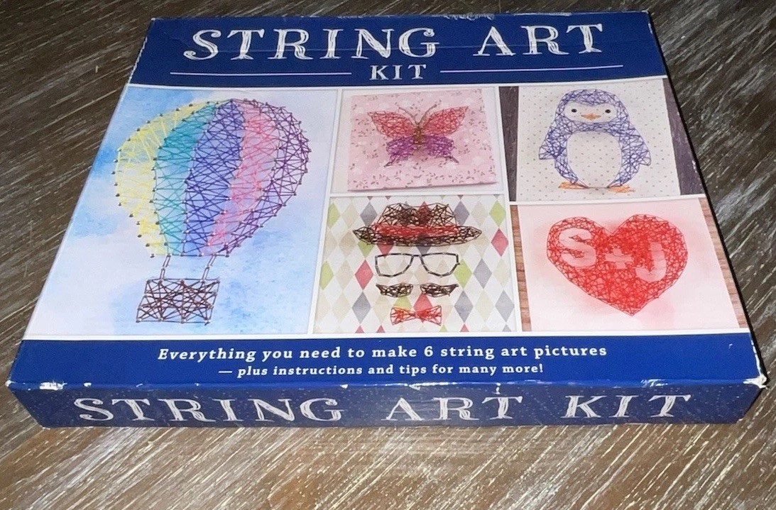 String Art Kit, Makes 6 Pictures, Crafts, Fun For All Ages