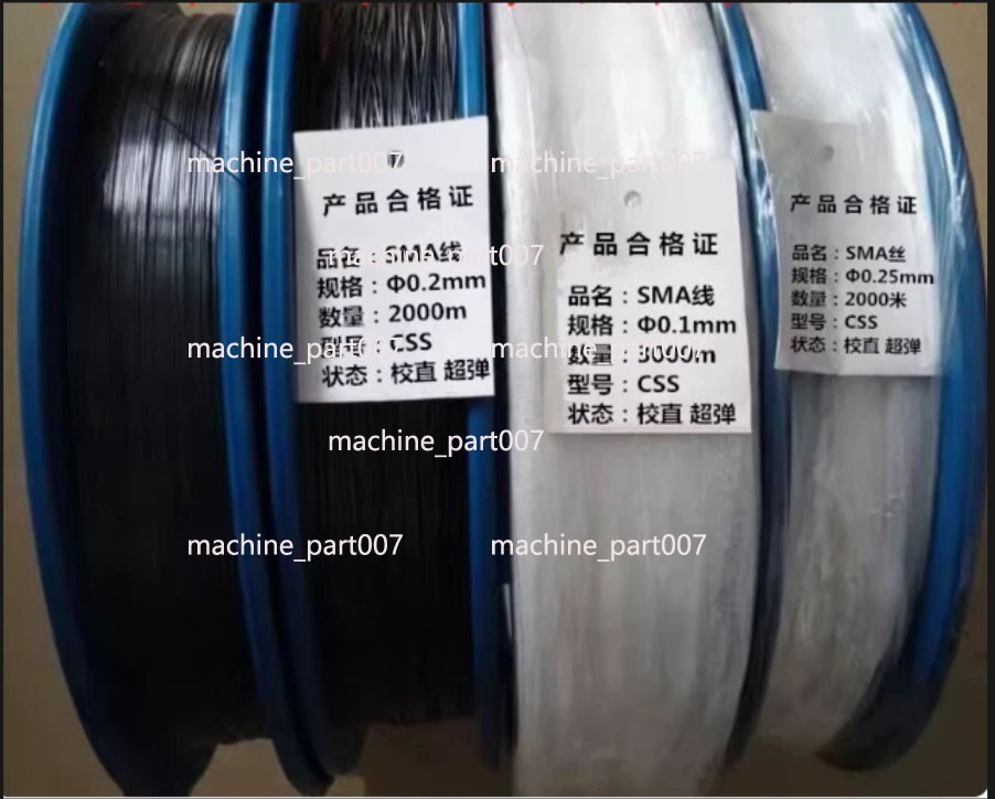 Nickel Titanium Alloy Super Elastic Nitinol Flat Wire Memory Alloy 0.05mm-2mm