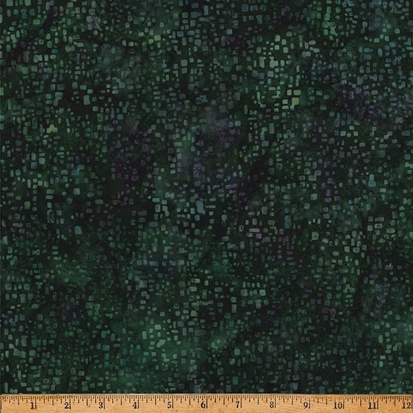 Hoffman Batiks Fabric – Bali Batik – Mallard Square Blender #X2655-272