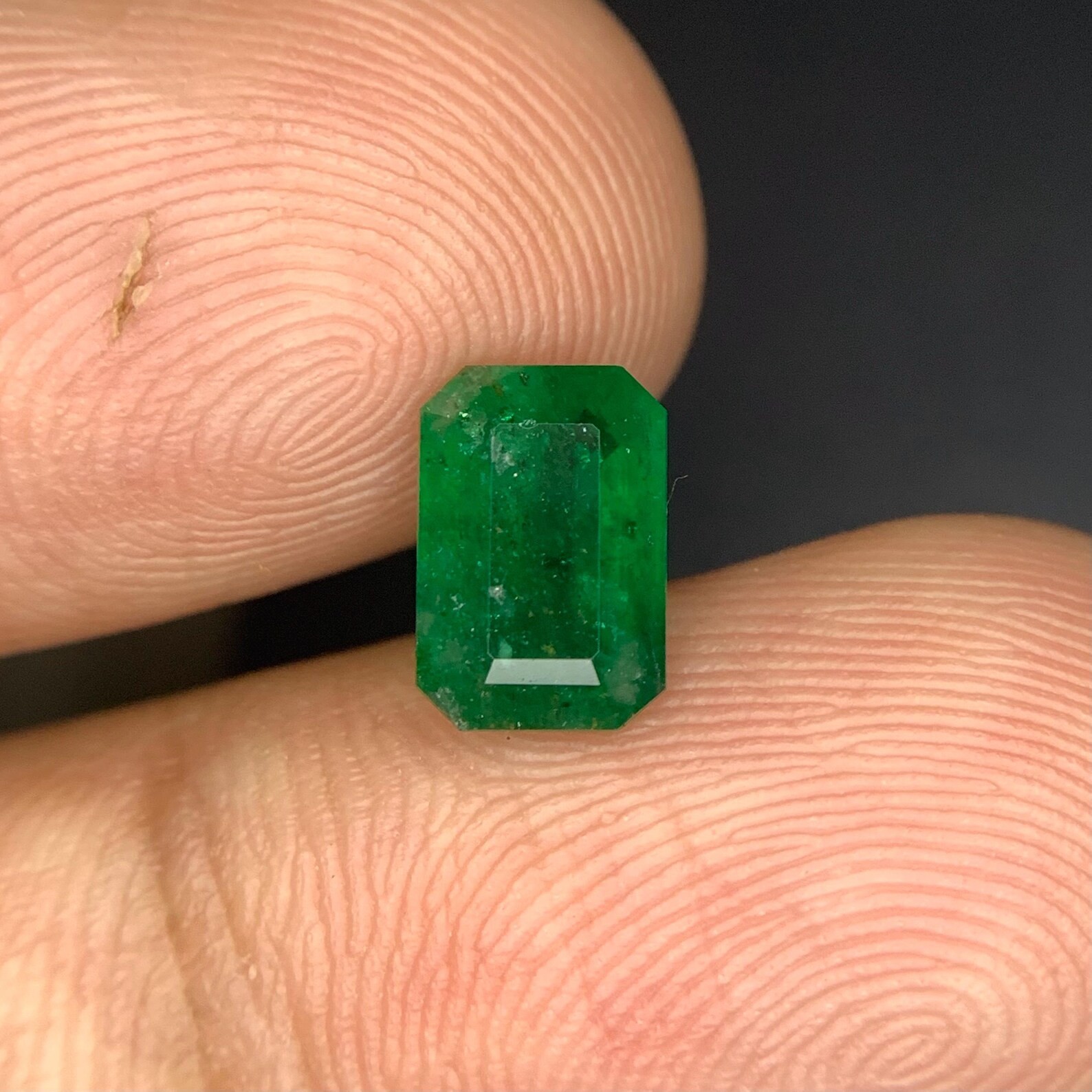 1.05 Carat Natural Emerald Octagon Cut 7×5 MM Loose Gemstone For Jewelry