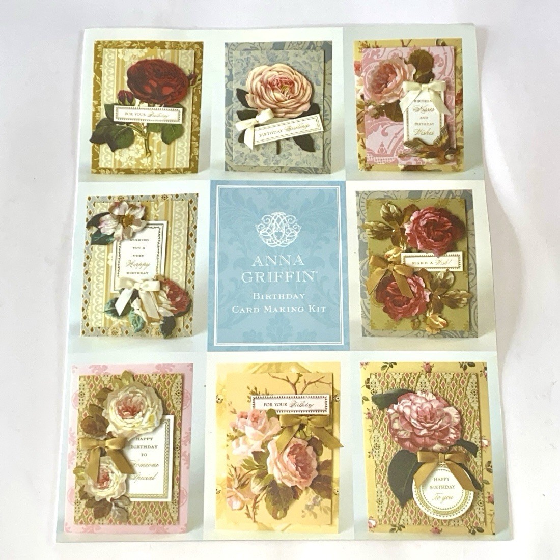 Anna Griffin Birthday Card Making Kit 2011 AG157H Floral New Makes 30 3D Cards