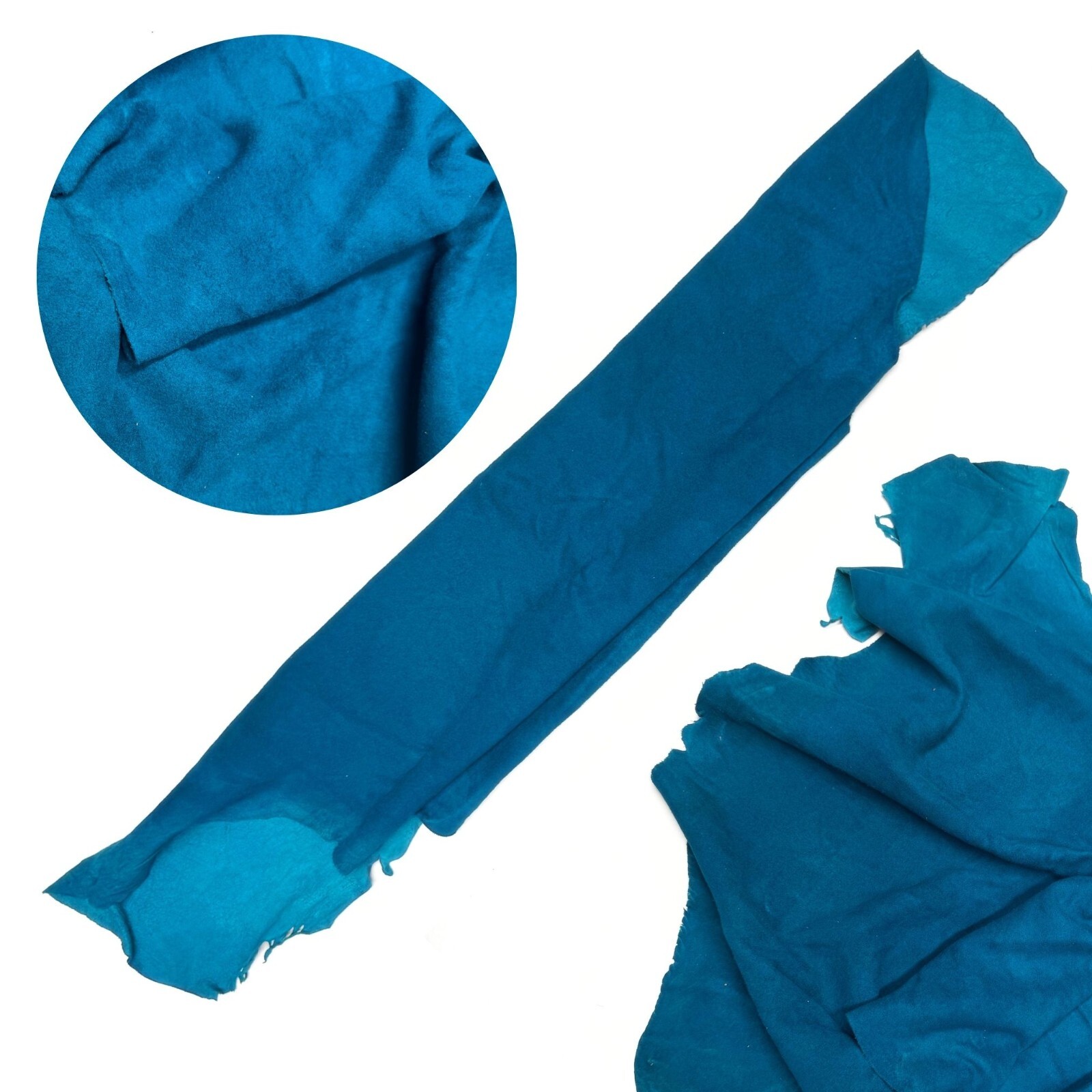 Natural Deerskin Suede Leather Hide – Soft Buckskin Splits for Crafts