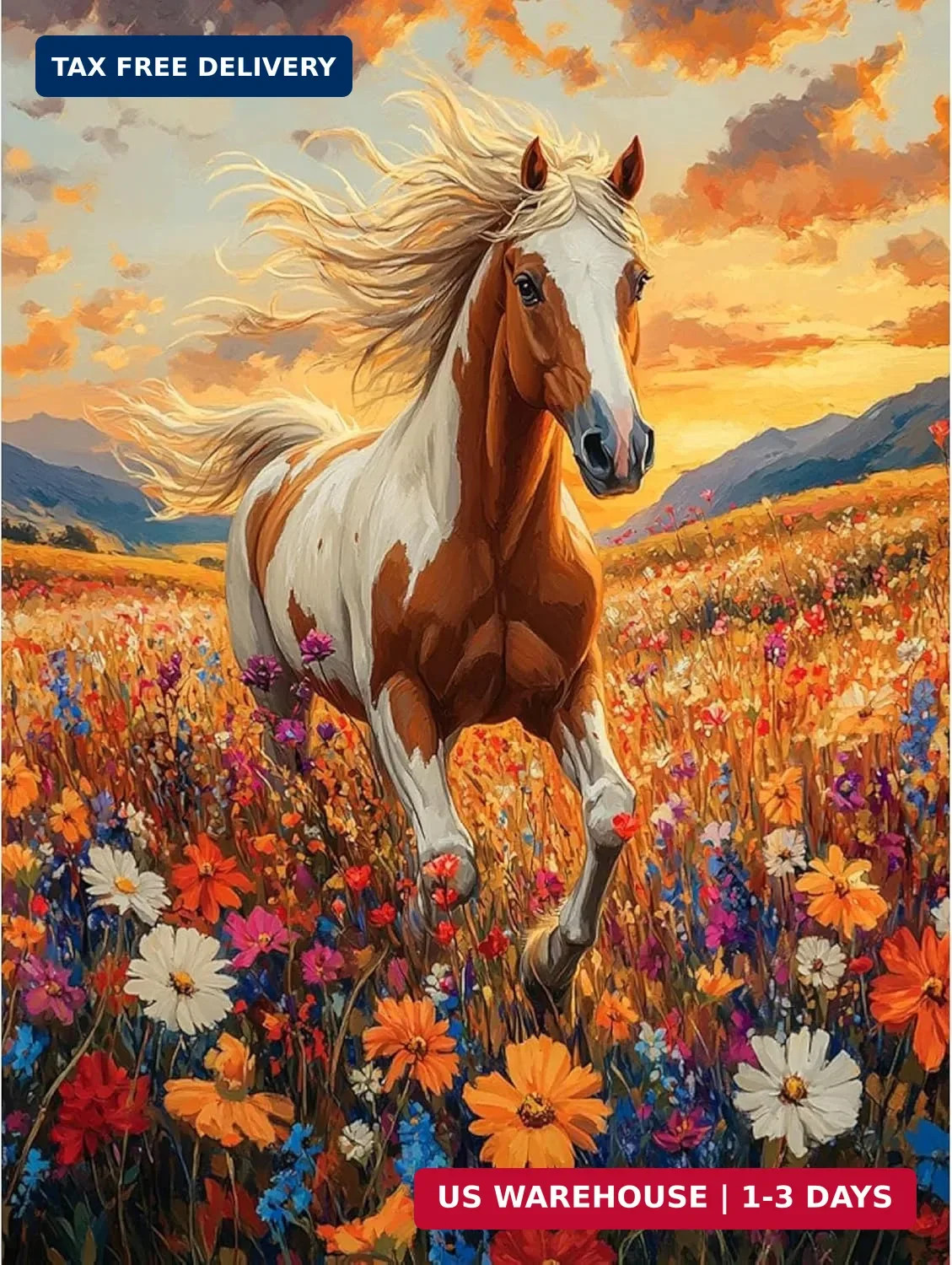 5D Diamond Art Kits for Adults,Diamond Painting Kits for Running Horses,DIY …