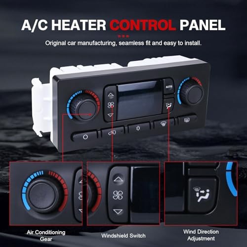 599-009 A/C Heater Climate Control Module Panel SwitchXD Compatible 599-211
