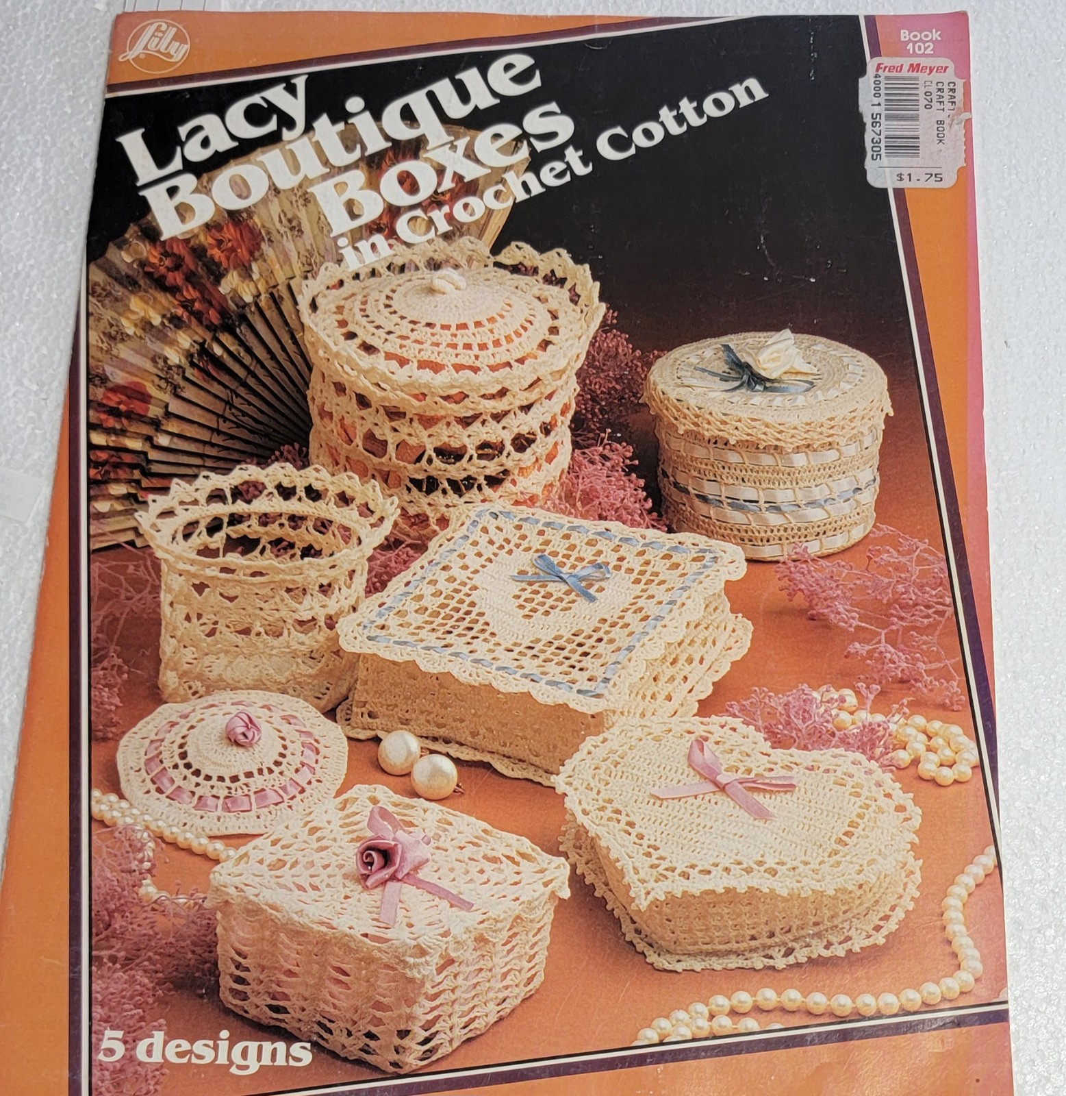 Lacy Boutique Boxes – 5 Designs – CROCHET PATTERN – Lily Book 102