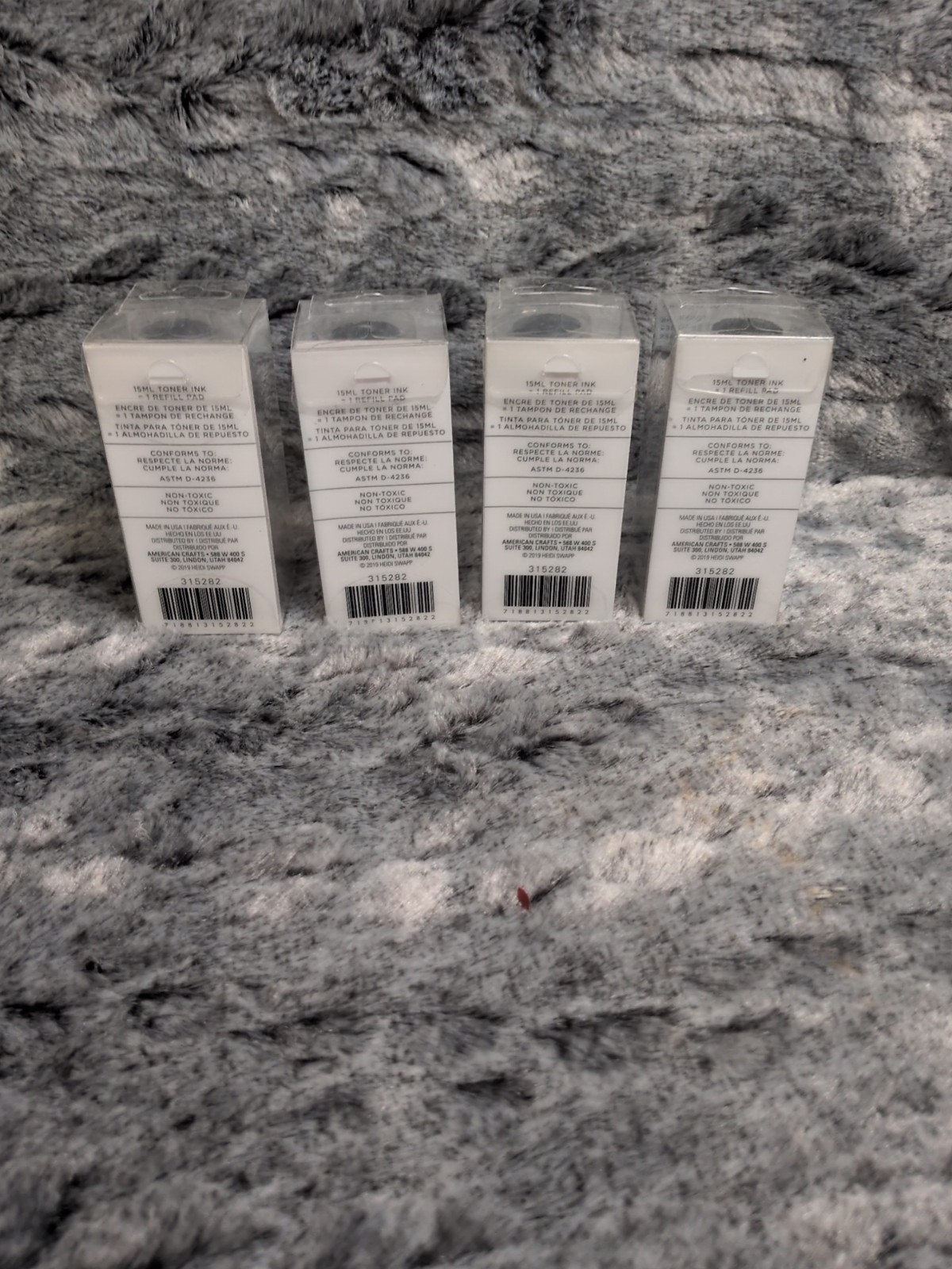 4x New Heidi Swapp Minc Toner Stamping Stamp Ink 2oz