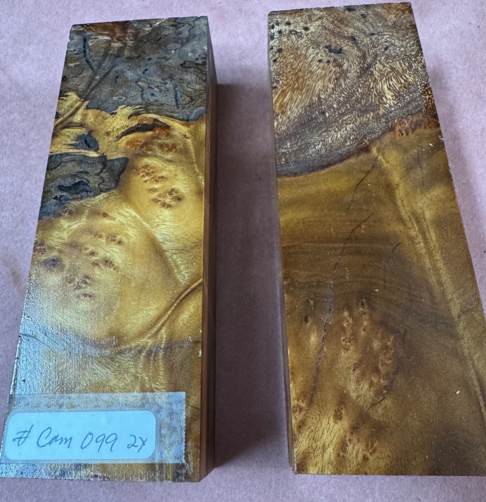 Caphor Burl,turning blank,Knife Scales,Penblanks,#CAM094
