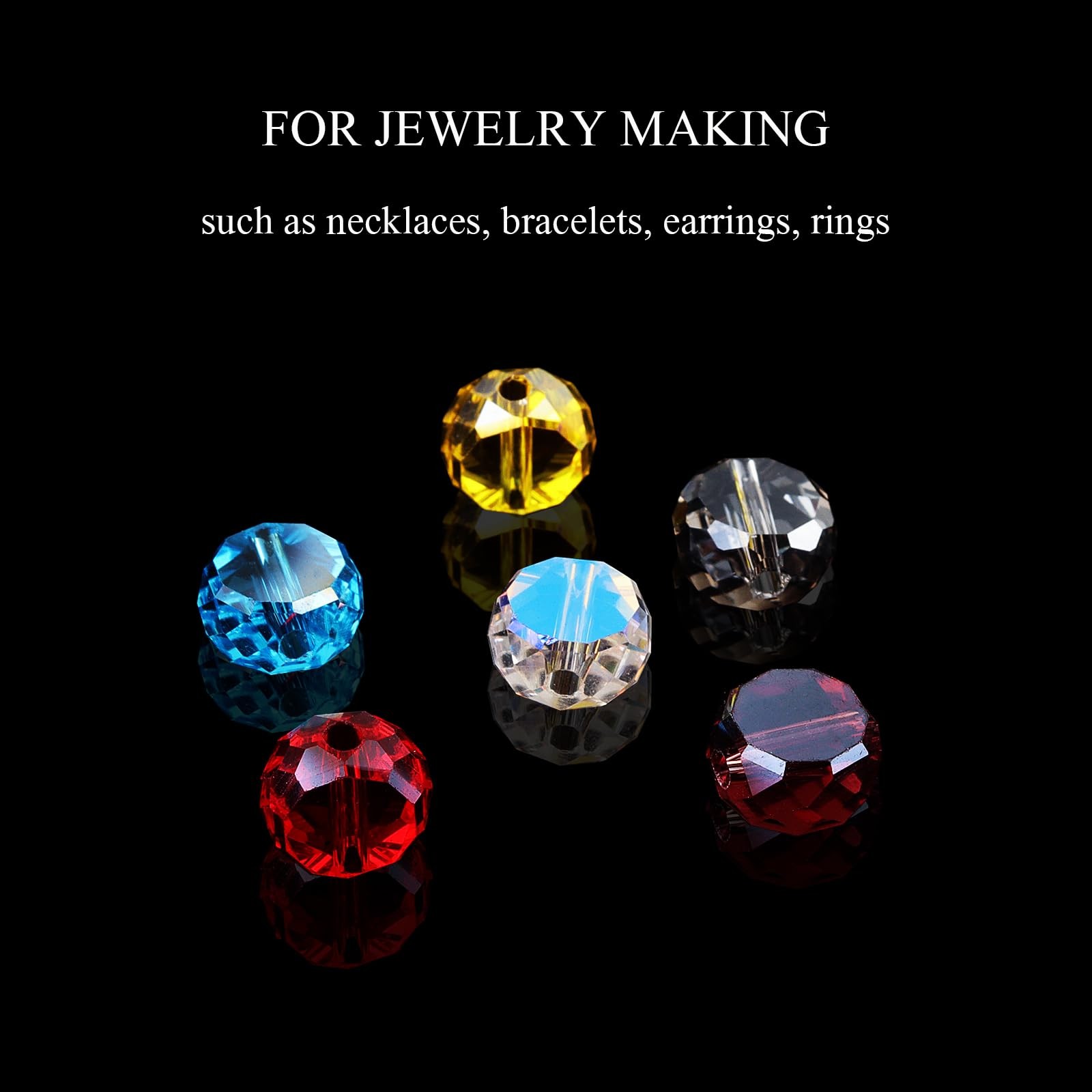 DIQIO 6mm Crystal AB Flat Coin Beads