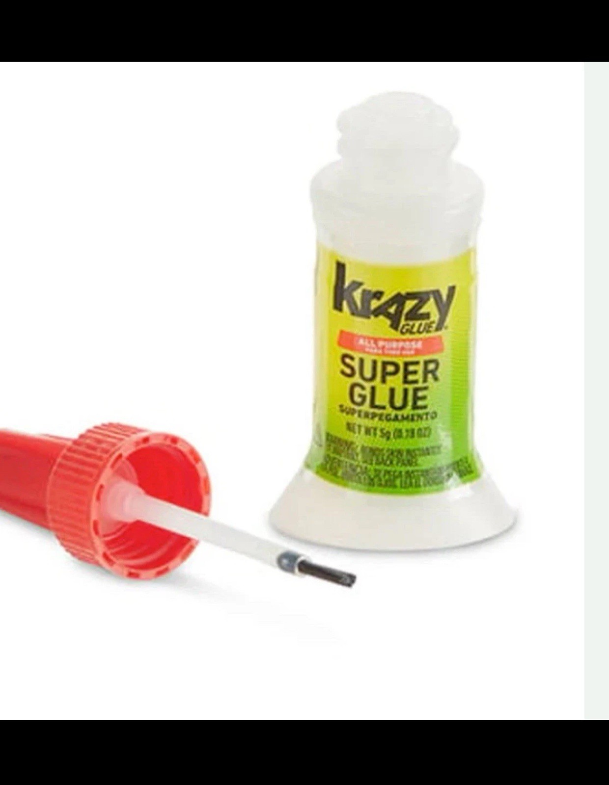 Krazy Glue All Purpose Brush-On Super Glue 5g / 0.18 oz Bottles (Pack of 2)