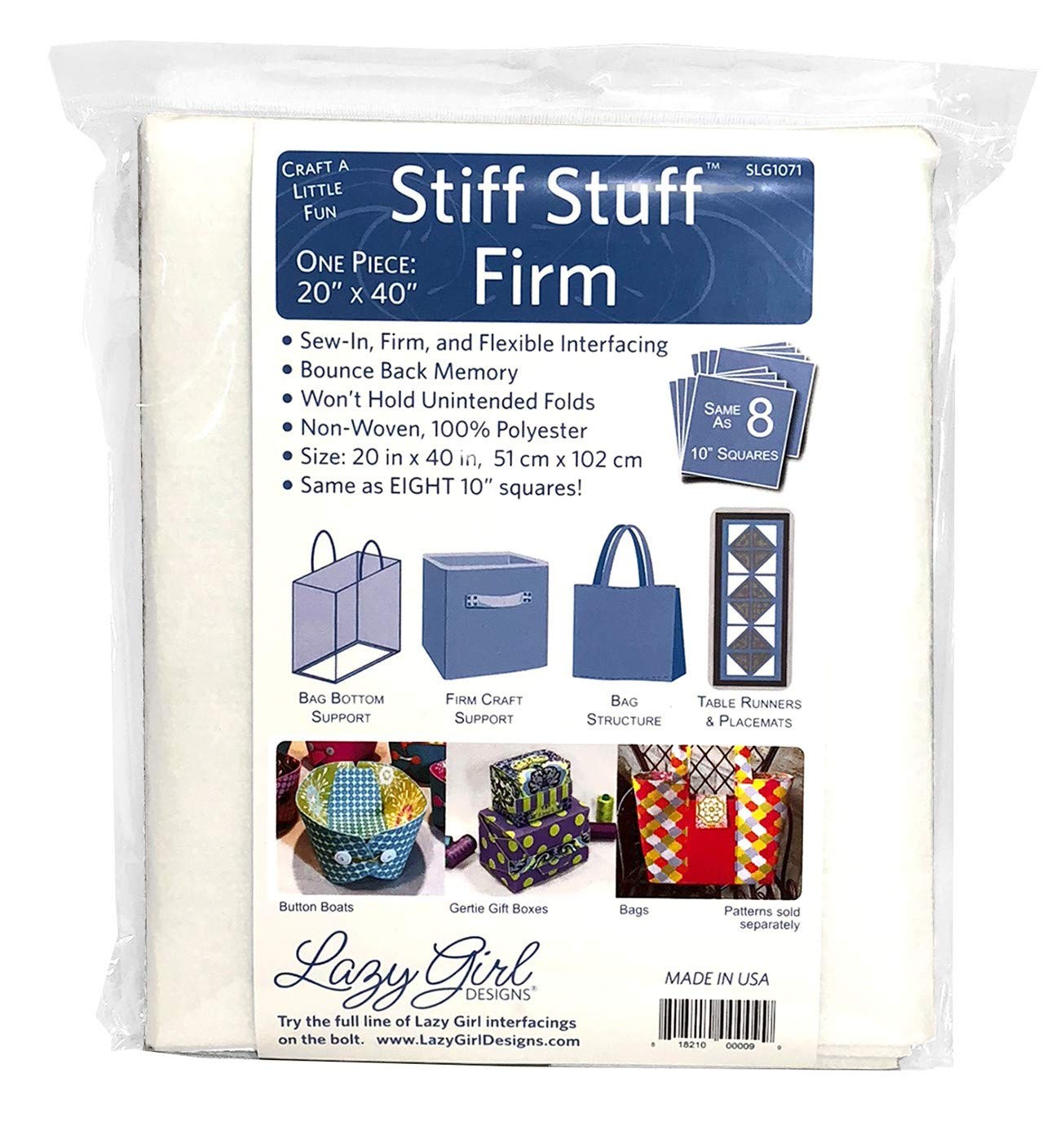 Stiff Stuff Package 20in x 40in