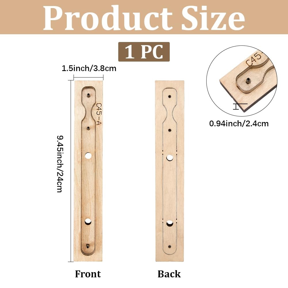 Strap Leather Cutting Die Metal High Carbon Steel Cutter Keychain Straps Shapes