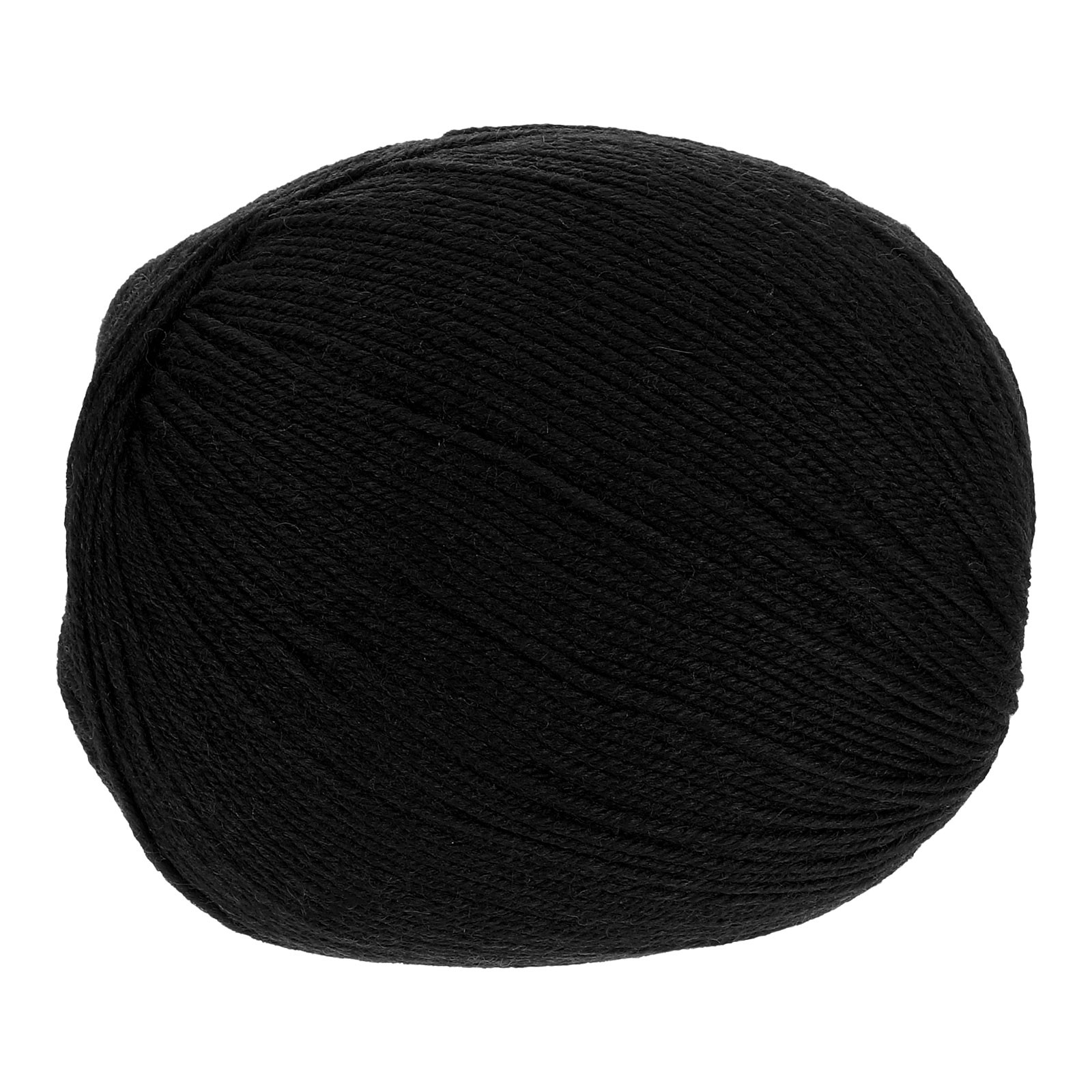 4-Ply 100% Wool Yarn 3.52 OZ, 306 Yds(Black, 1 Ball)