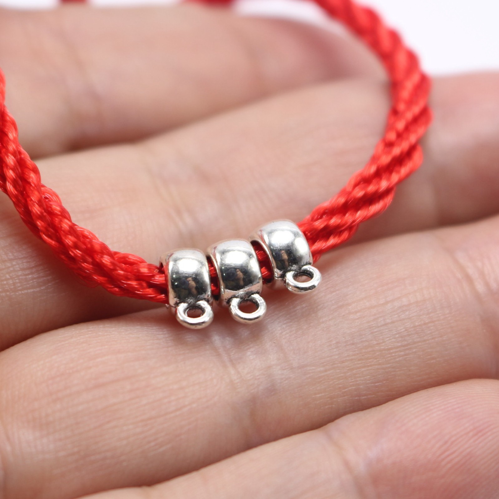 50 Tibetan Silver Smooth Bails 12X8mm Charm Beads Craft Pendant Hanger Links