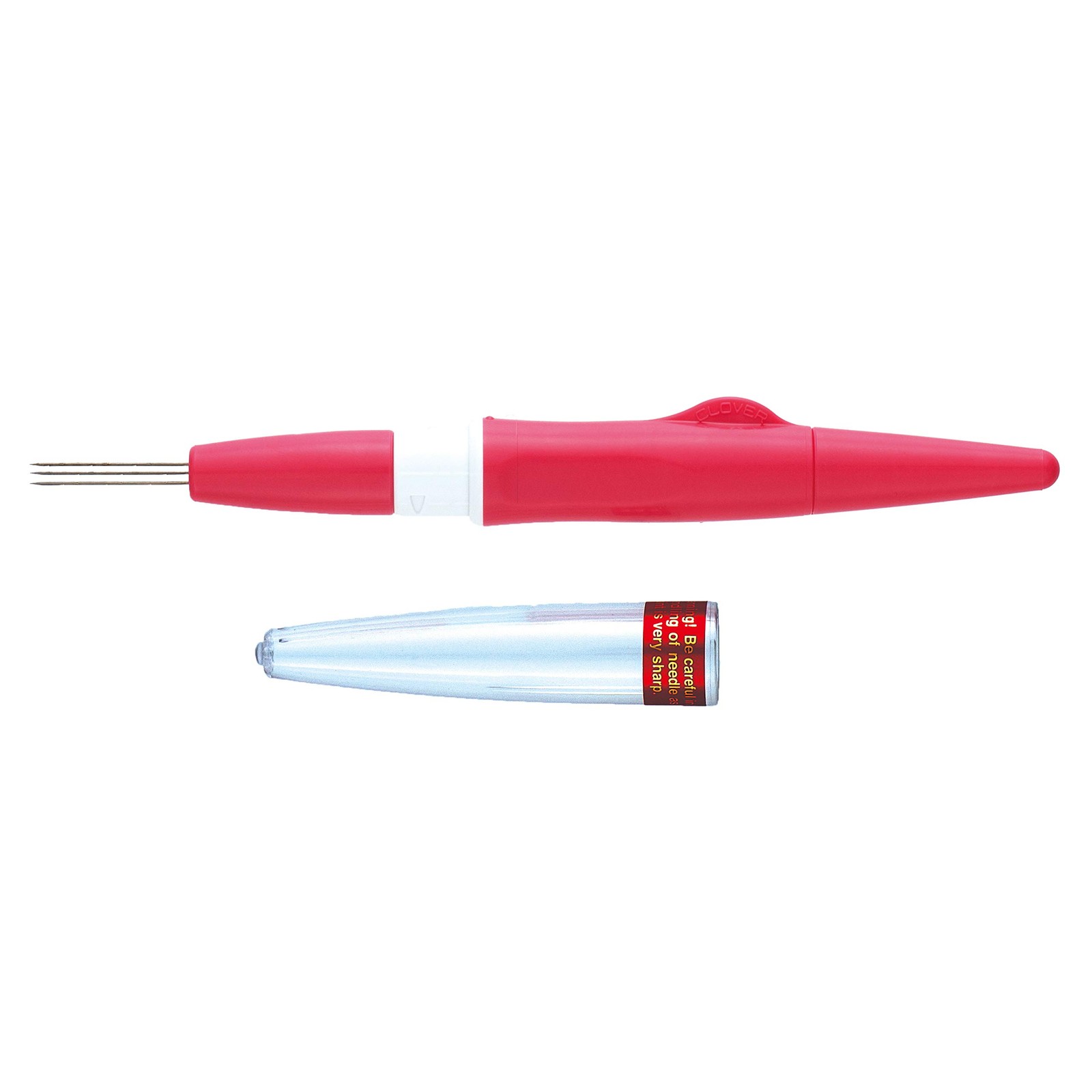 Clover Pen Style Felting Tool, Wood, Multi-colored, 1.0 Count multi-colored