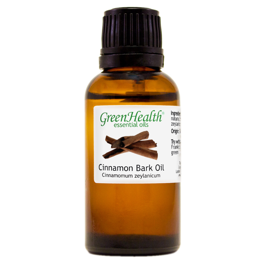 1 fl oz Premium Quality Cinnamon Oil in Amber Glass Bottle – GreenHealth