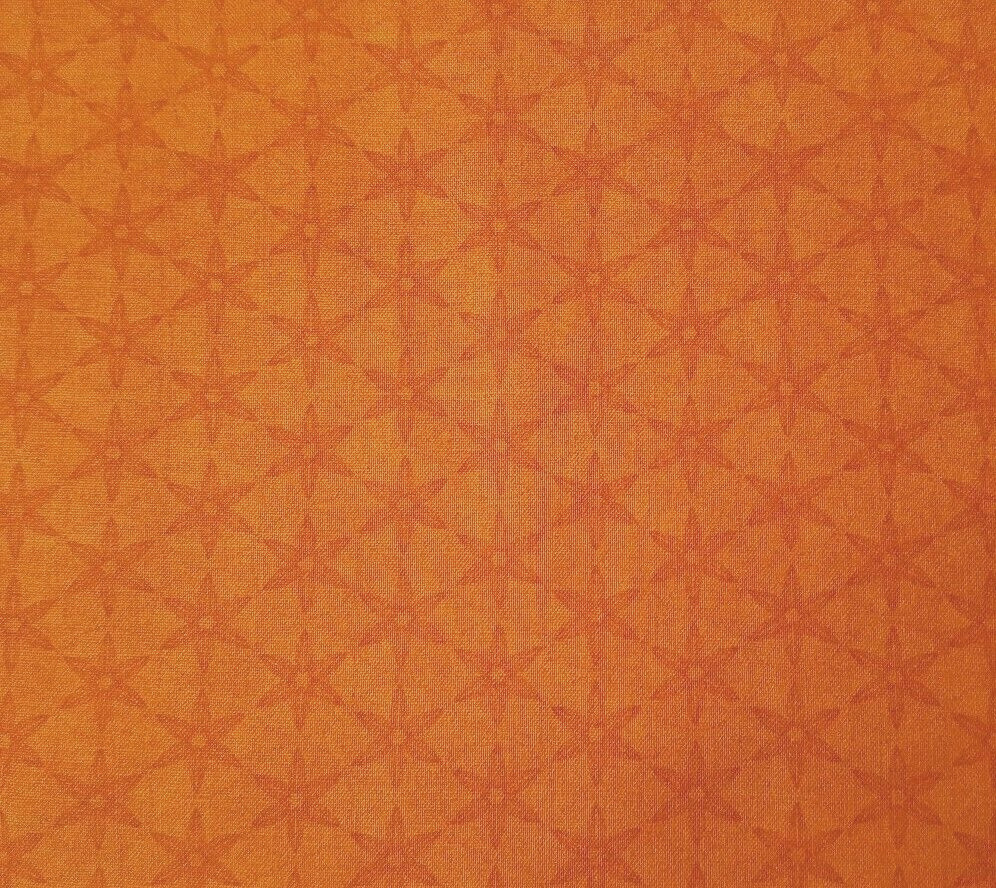 Quilting Treasures Just a Pinch BTY Angela Anderson Persimmon Star Anise