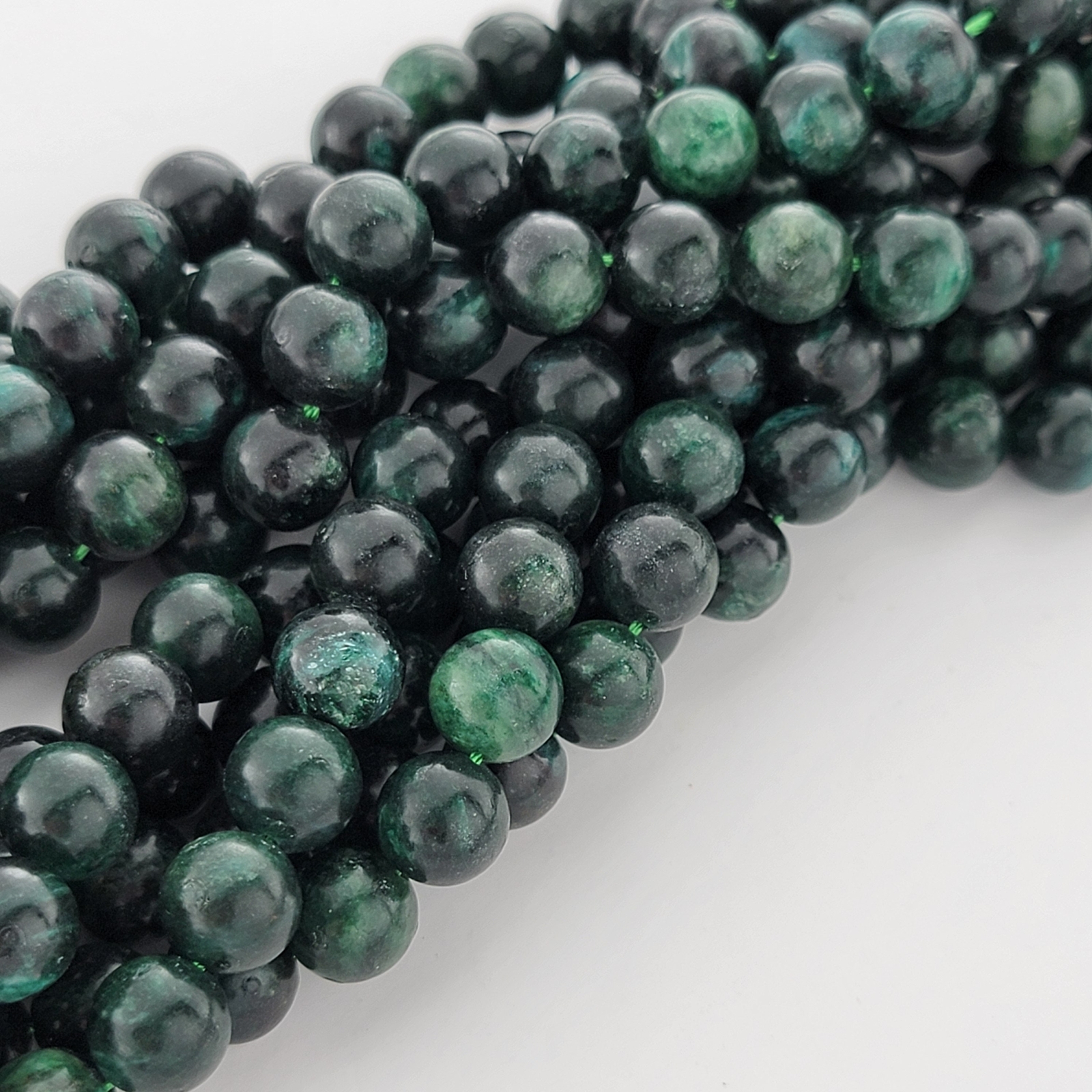 Emerald Beads Top Quality Genuine Gemstone Smooth Round Beads 6mm 8mm 10mm