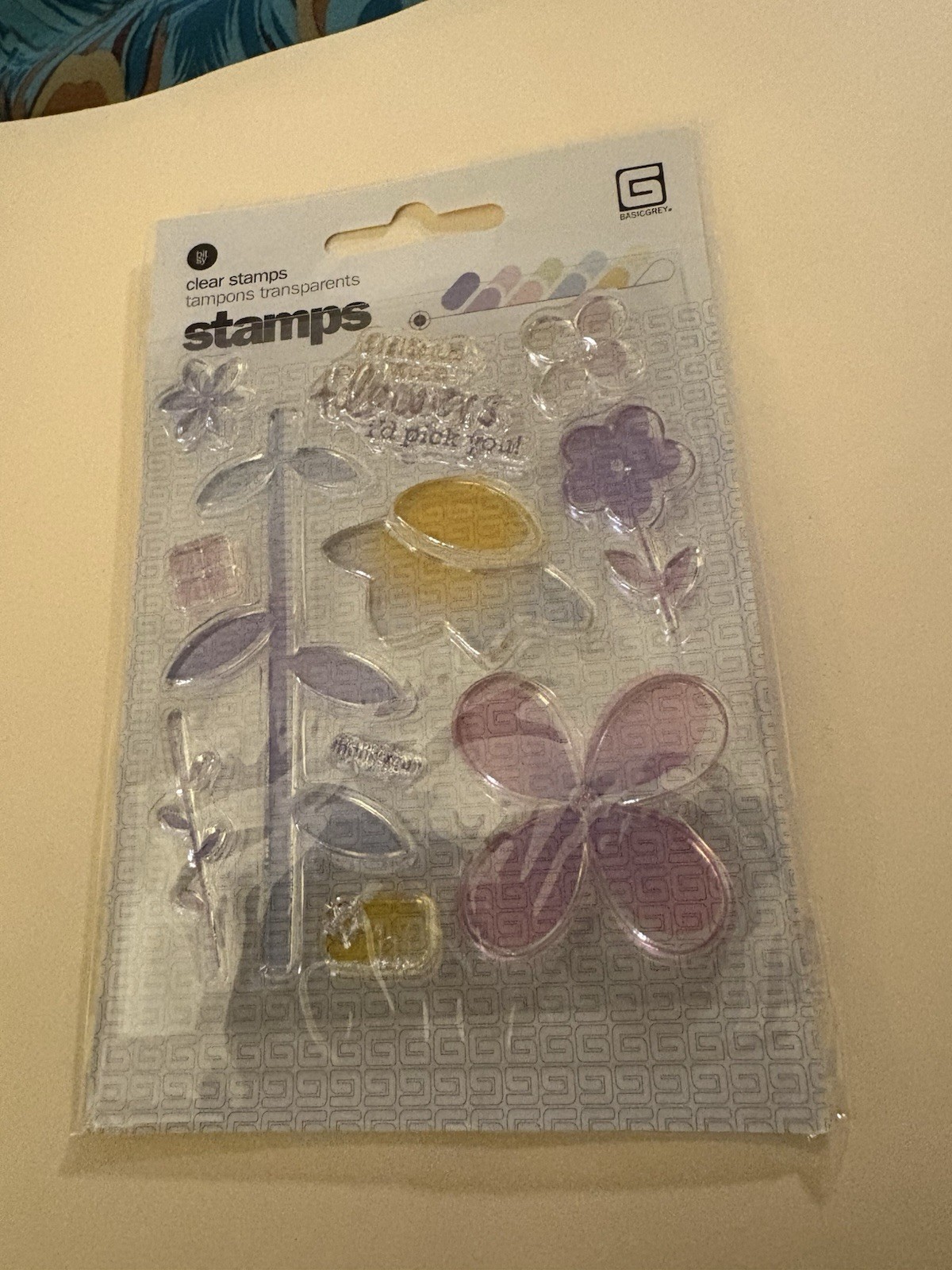 Basic Grey Clear Stamps I’d Pick You 11 pcs.
