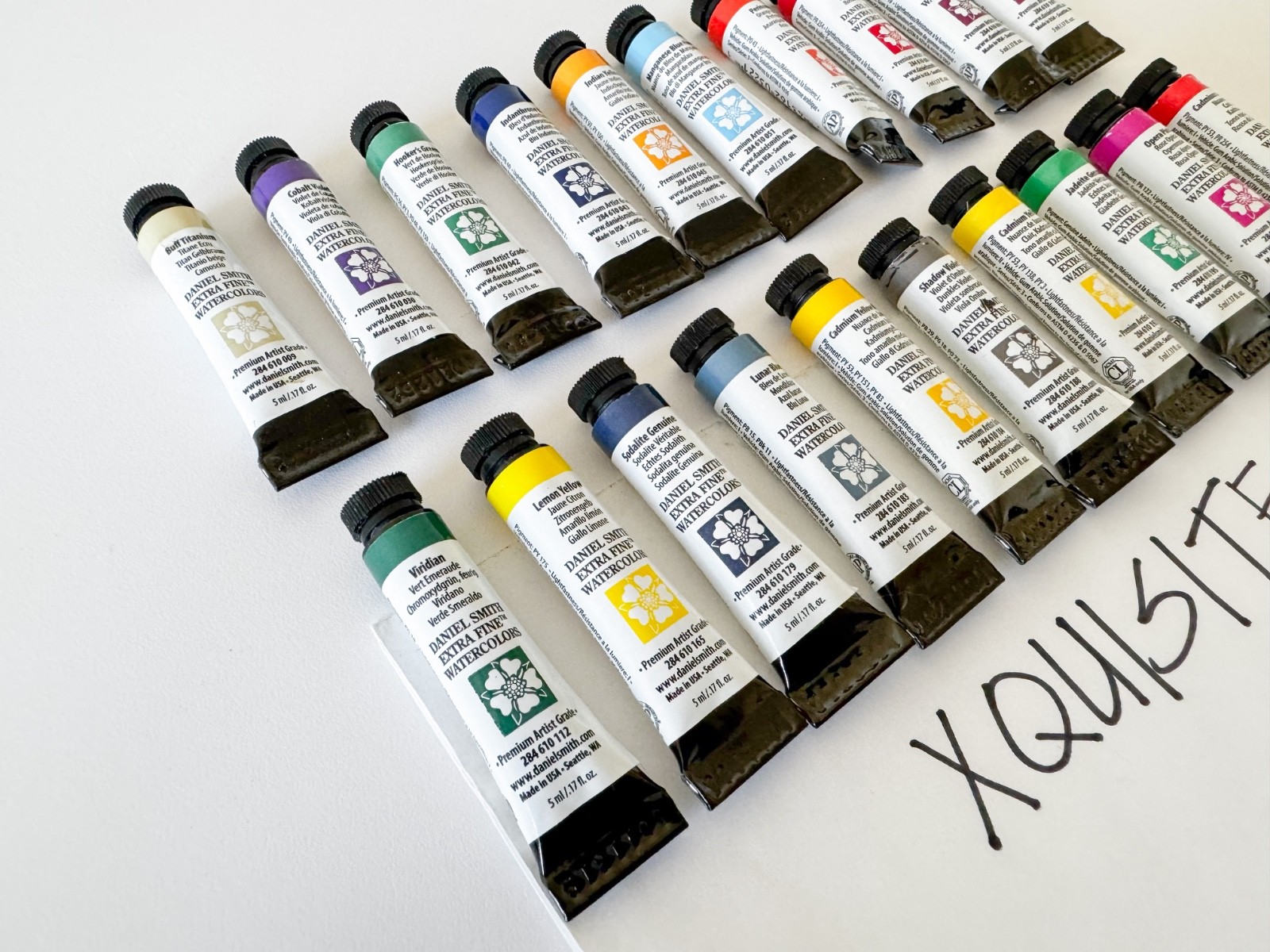 20 NEW Daniel Smith Extra Fine Watercolors Paint 5ml / 0.17 fl oz Tubes