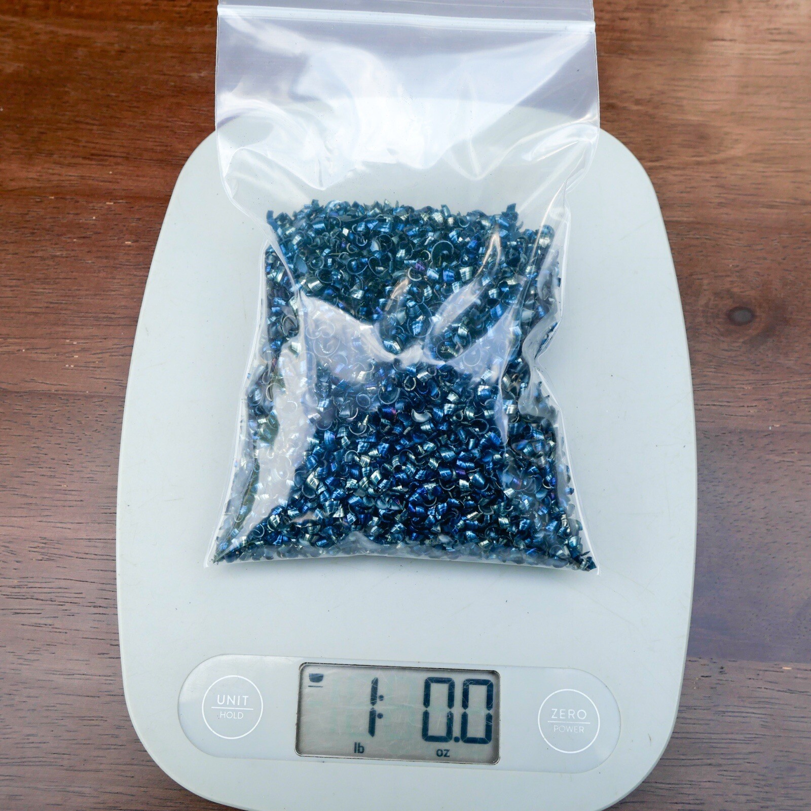 Blue 4140 Steel Alloy Shavings – Orgonite Supplies – By The Pound