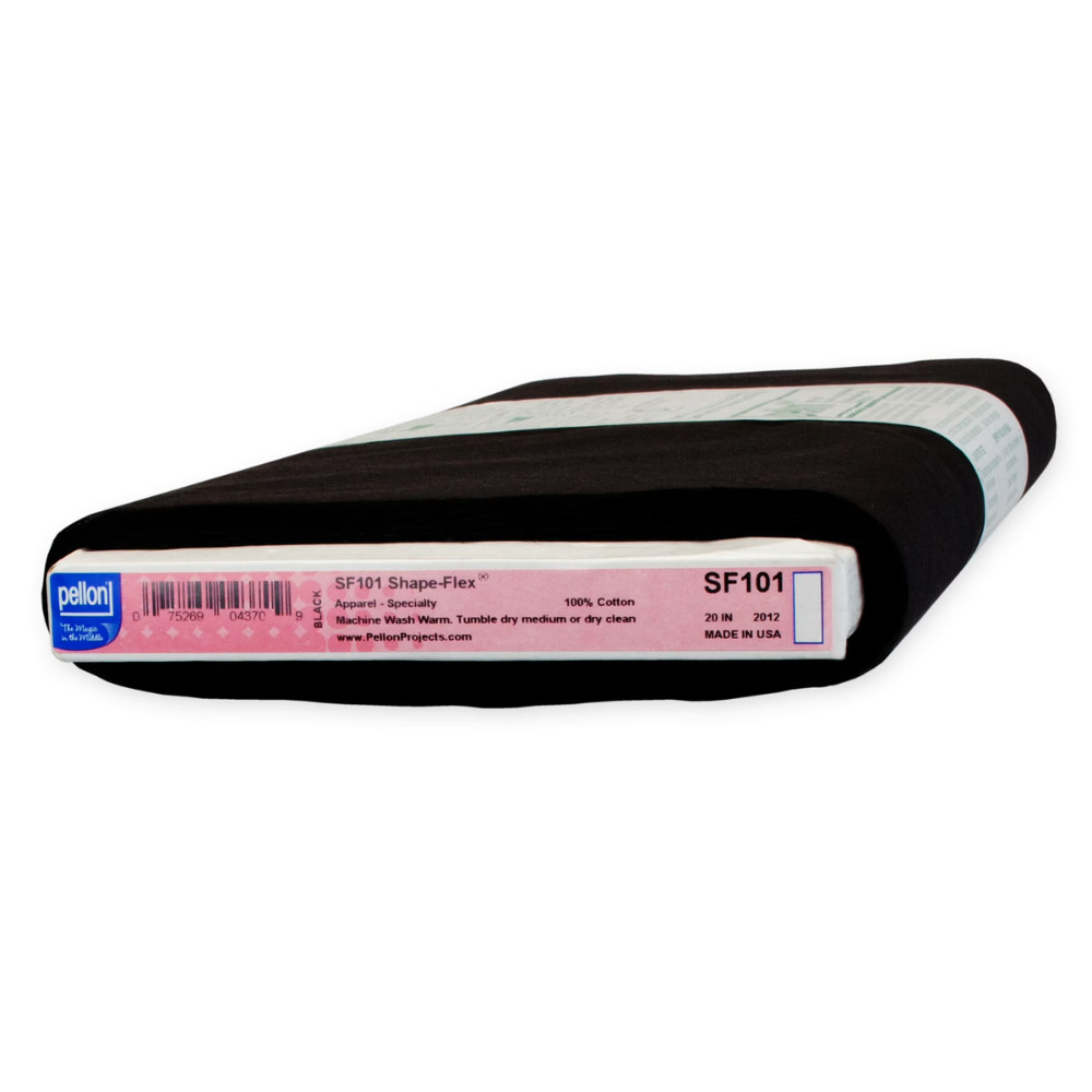 Pellon SF101 Shape-Flex Fusible Interfacing Black 20″ x 10 Yards Cotton Bolt NEW