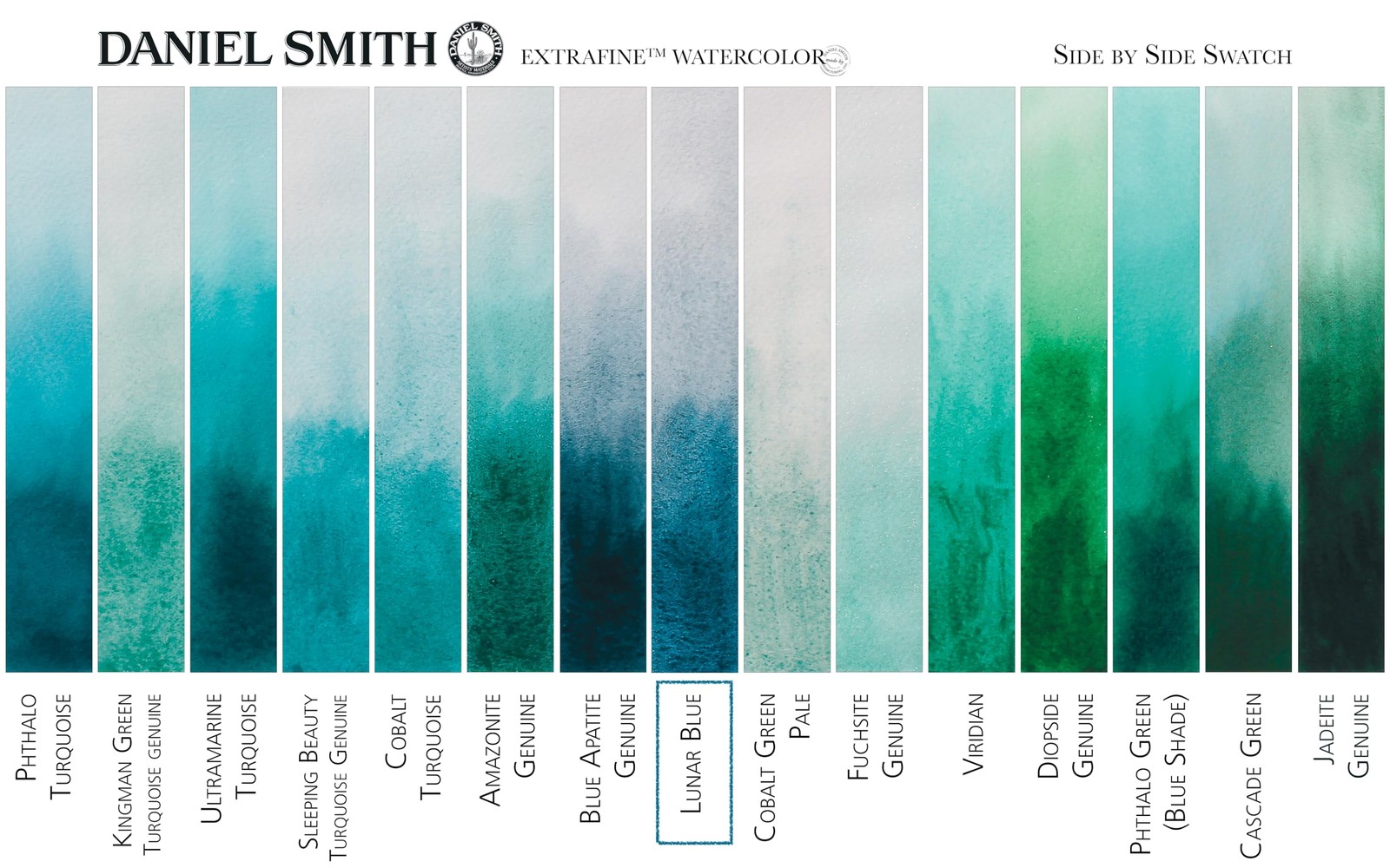 DANIEL SMITH, Lunar Blue 284610183 Extra Fine Watercolors Tube, Kitchen