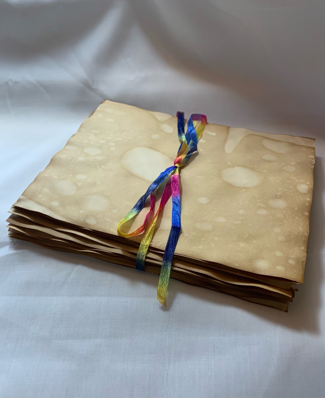 10 Sheets of Coffee Dyed Paper Junk Journal Ephemera Crafting