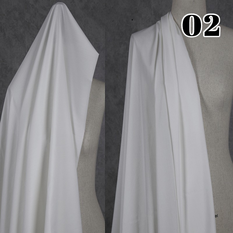 Cotton Poplin Fabric Wrinkle-Resistant for Sewing Shirt Dress Bedding Quilt DIY