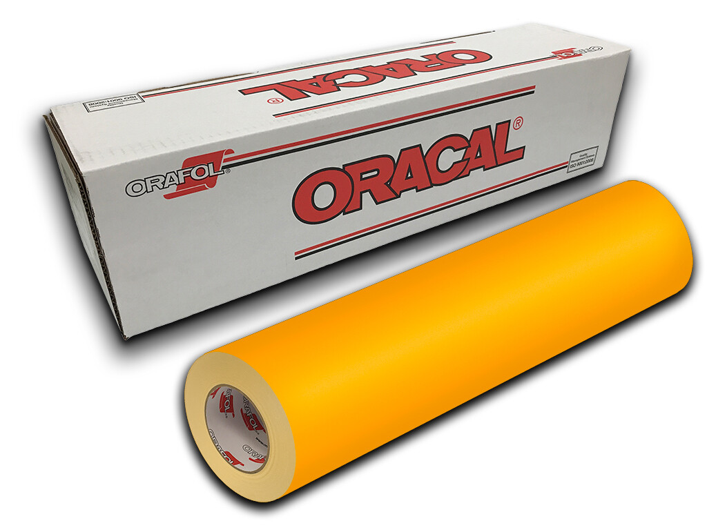12″ X 10yd – Golden Yellow Matte Oracal 631 Exhibition Cal Roll