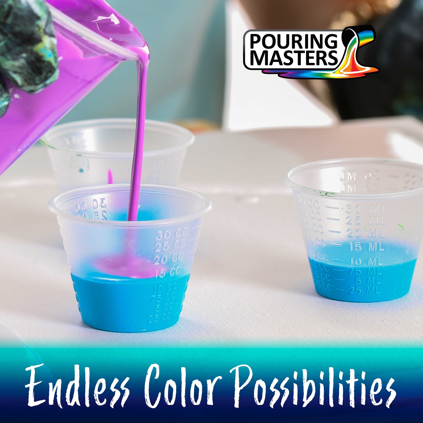 Pouring Masters Navy Blue 32-Ounce (Quart) Water-Based Acrylic Pouring Paint