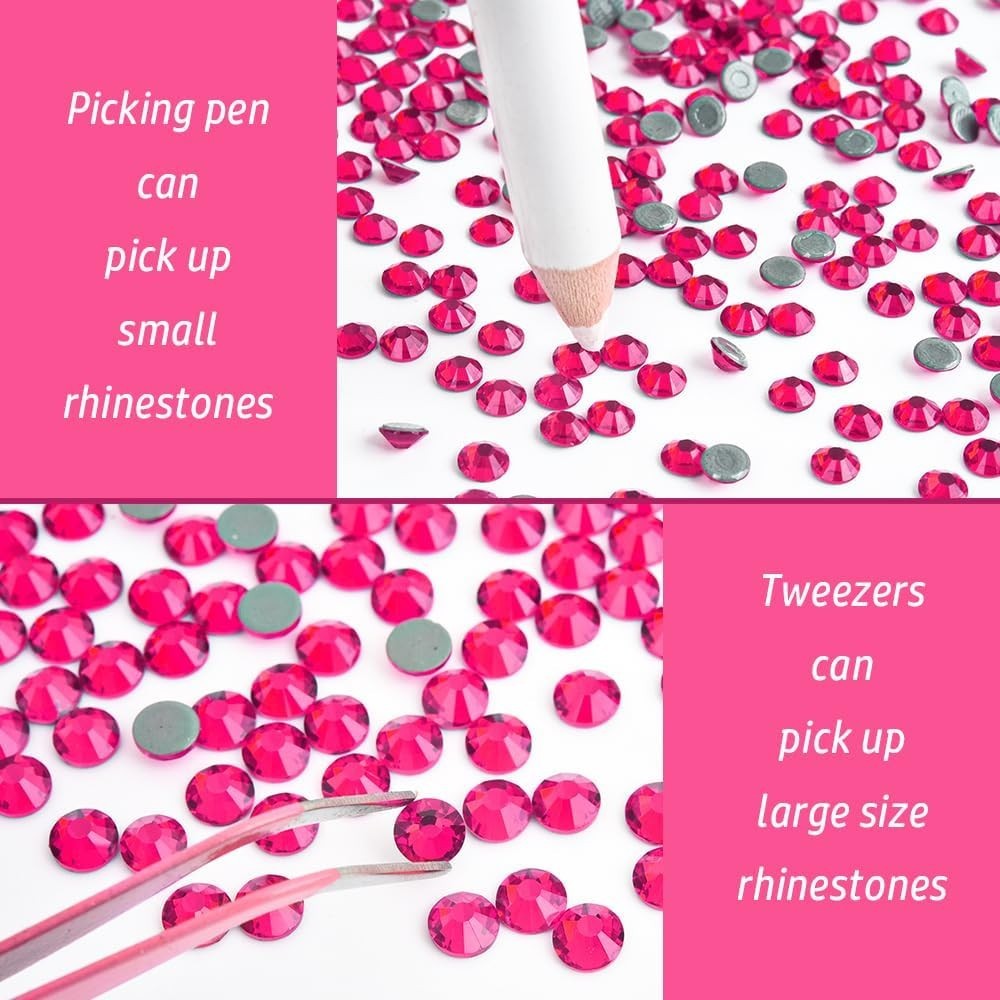 Hotfix Rhinestone Setter, Hot Fix Applicator Tool Bedazzler Kit with Rhinestones