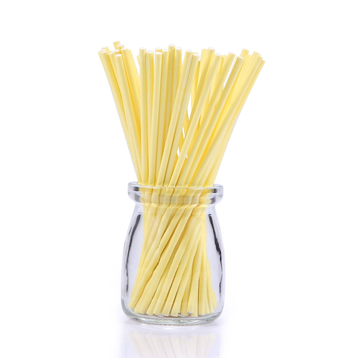 210ct 6 inch Colored Lollipop Sticks 7 Colors for Cake Pops Apple Candy