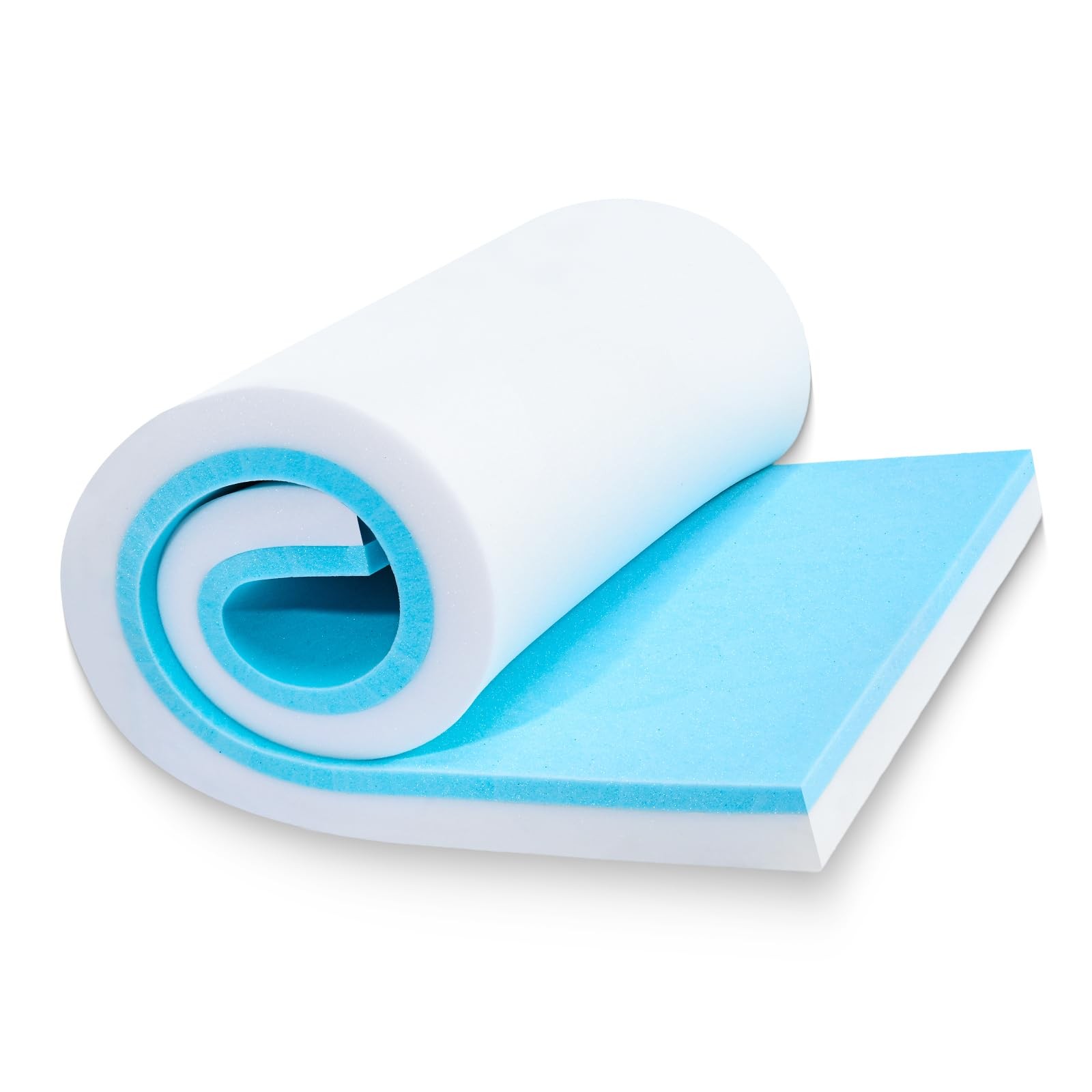High Density Upholstery Foam Cushion Gel Memory Padding 2x24x72 Inch