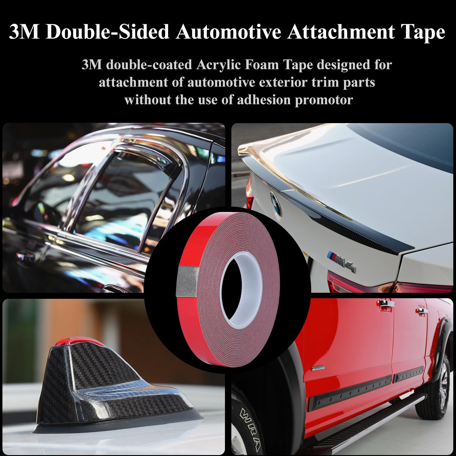 Double Sided Tape Automotive Heavy Duty Made of 3M Acrylic Foam Adhesive Cars Ex