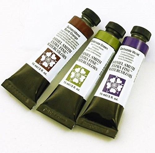 285250077 Juego De Acuarela Secundaria Extra Fina, 3 Tubos, 15 Ml, Multicolor