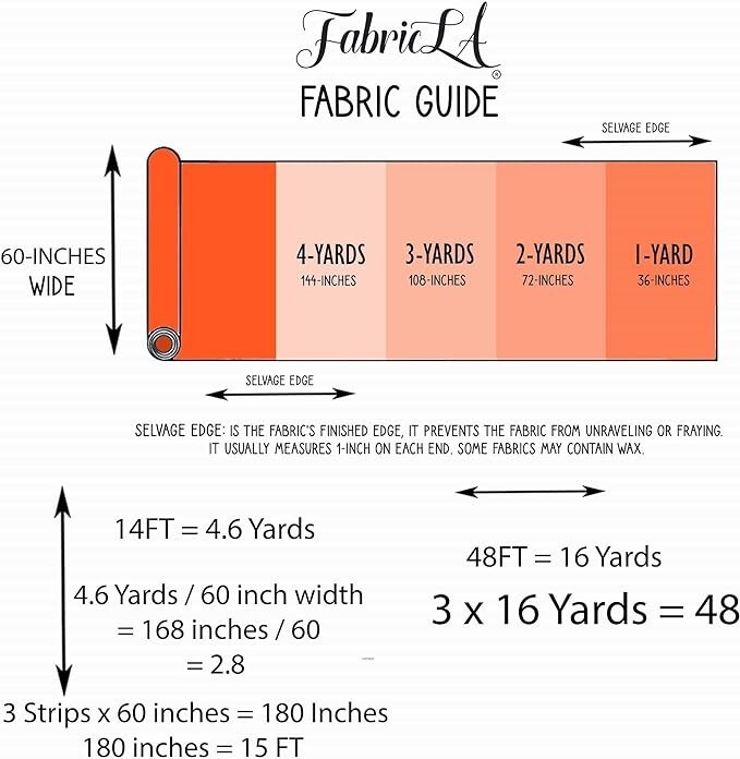 FabricLA | 12 oz Cotton Spandex Jersey Knit by the yard | 4 Way Stretch Fabric