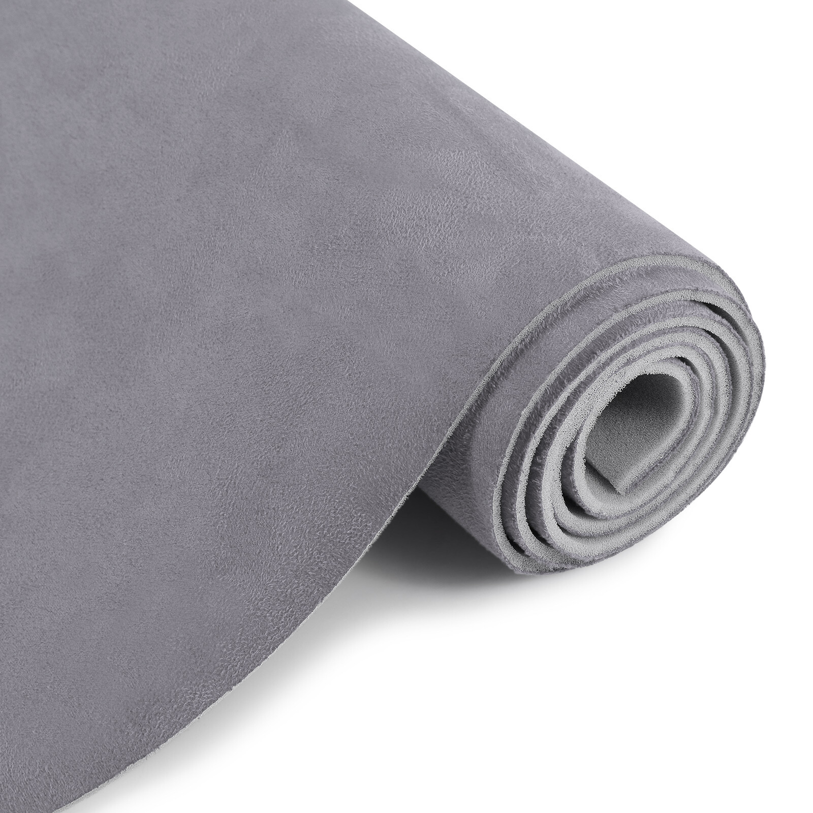 Gray Headliner Fabric By the Yard 1/8″ Thick Foam Backed Car Roof Repair Fabric