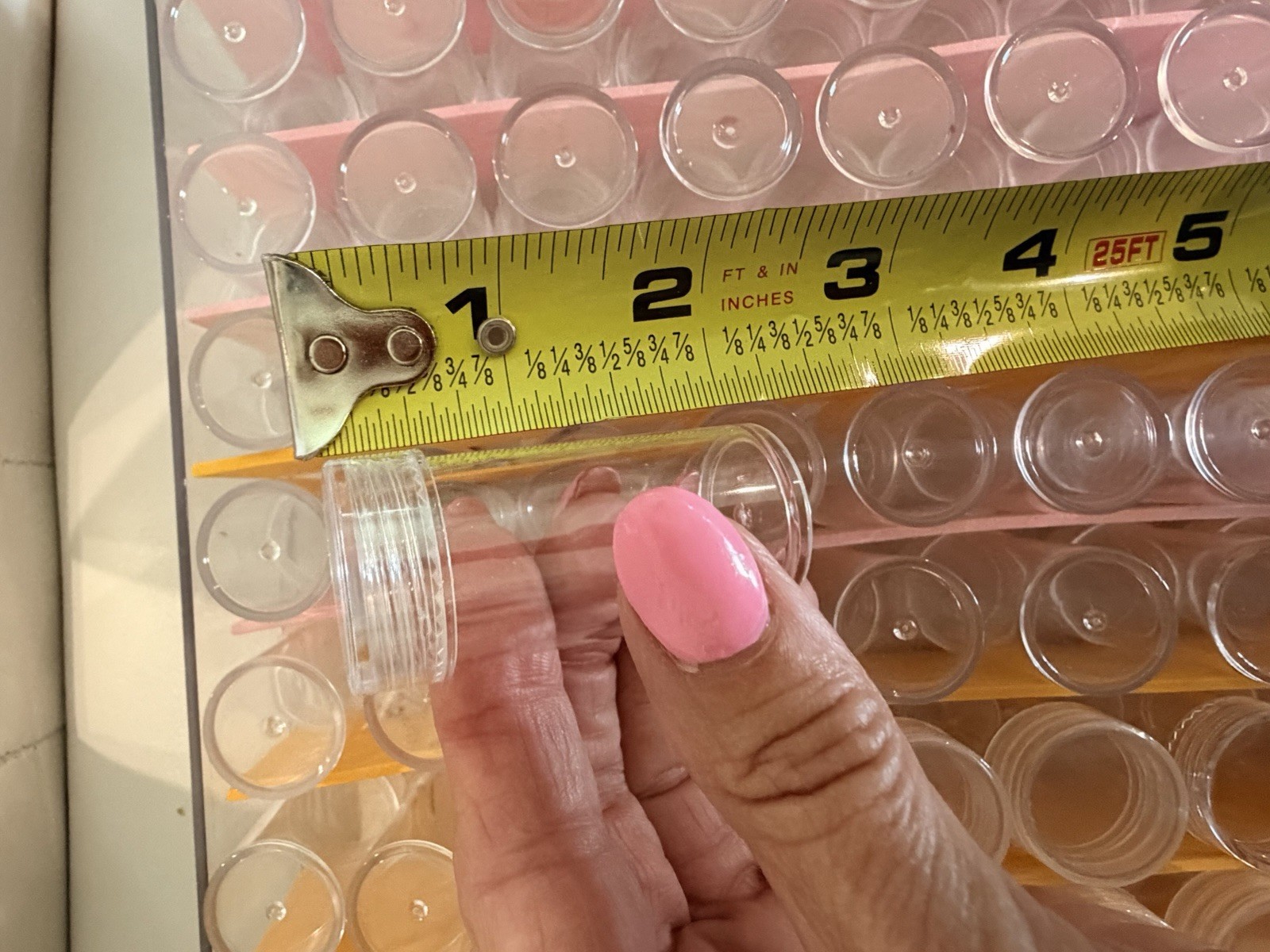110Pcs 5ml Plastic Small Bottle Storage Container Vial with Lid. Arts And Crafts