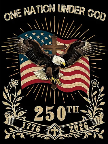 American 250th Birthday Diamond Art Kit 4th of July Patriotic Craft
