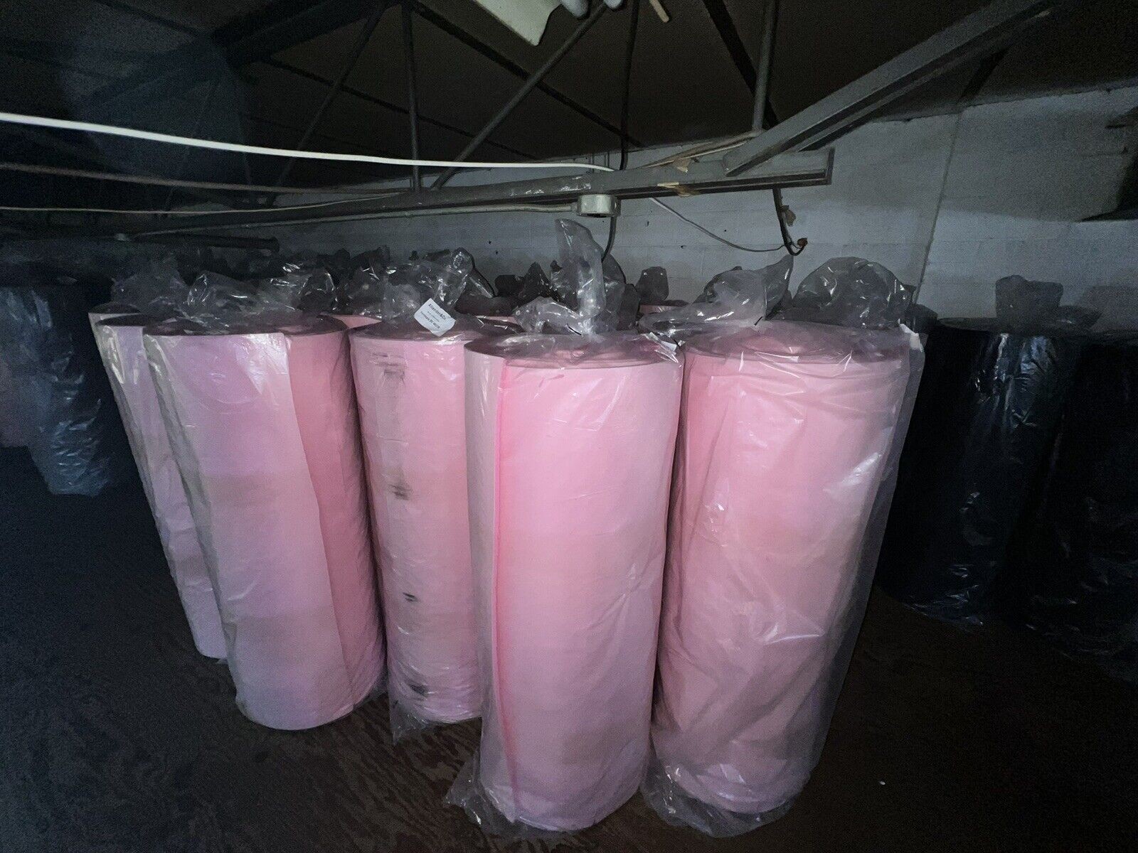Pink Sew foam Upholstery first quality 1/2″ craft Padding W/Scrim Backing 55″