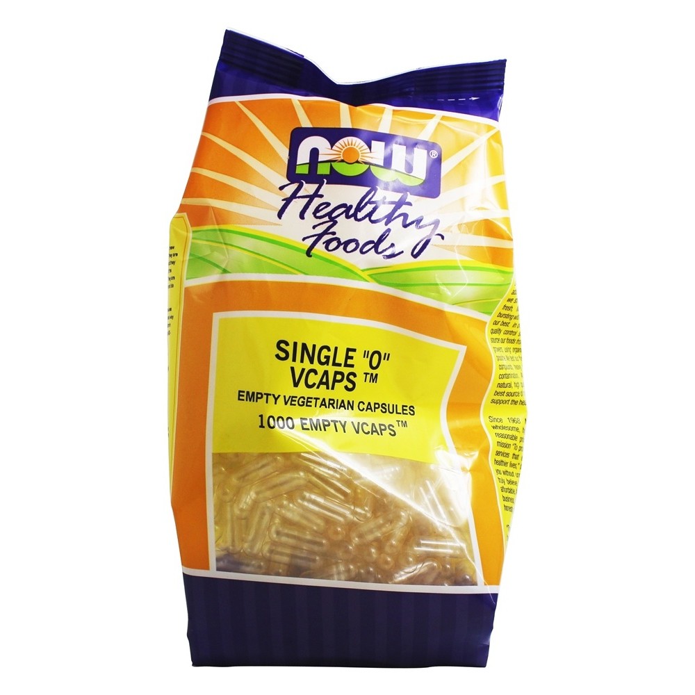 NOW Foods Vegetable Capsules O Non-Gelatin Vegetarian, 1000 Vegetarian Capsules