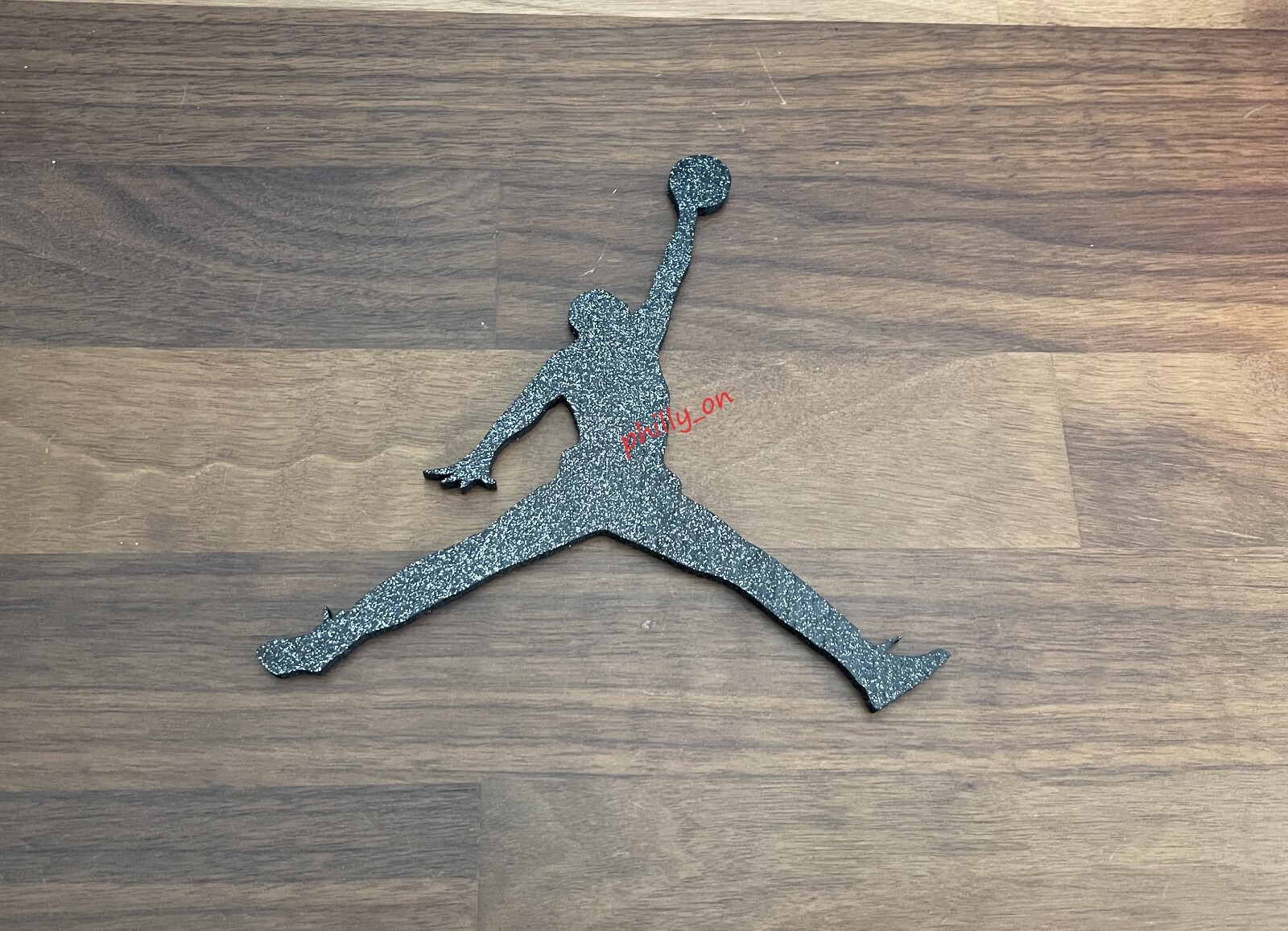 Michael Jordan Jumpman 23 Shape Wooden Sign Plaque Wall Door Decor