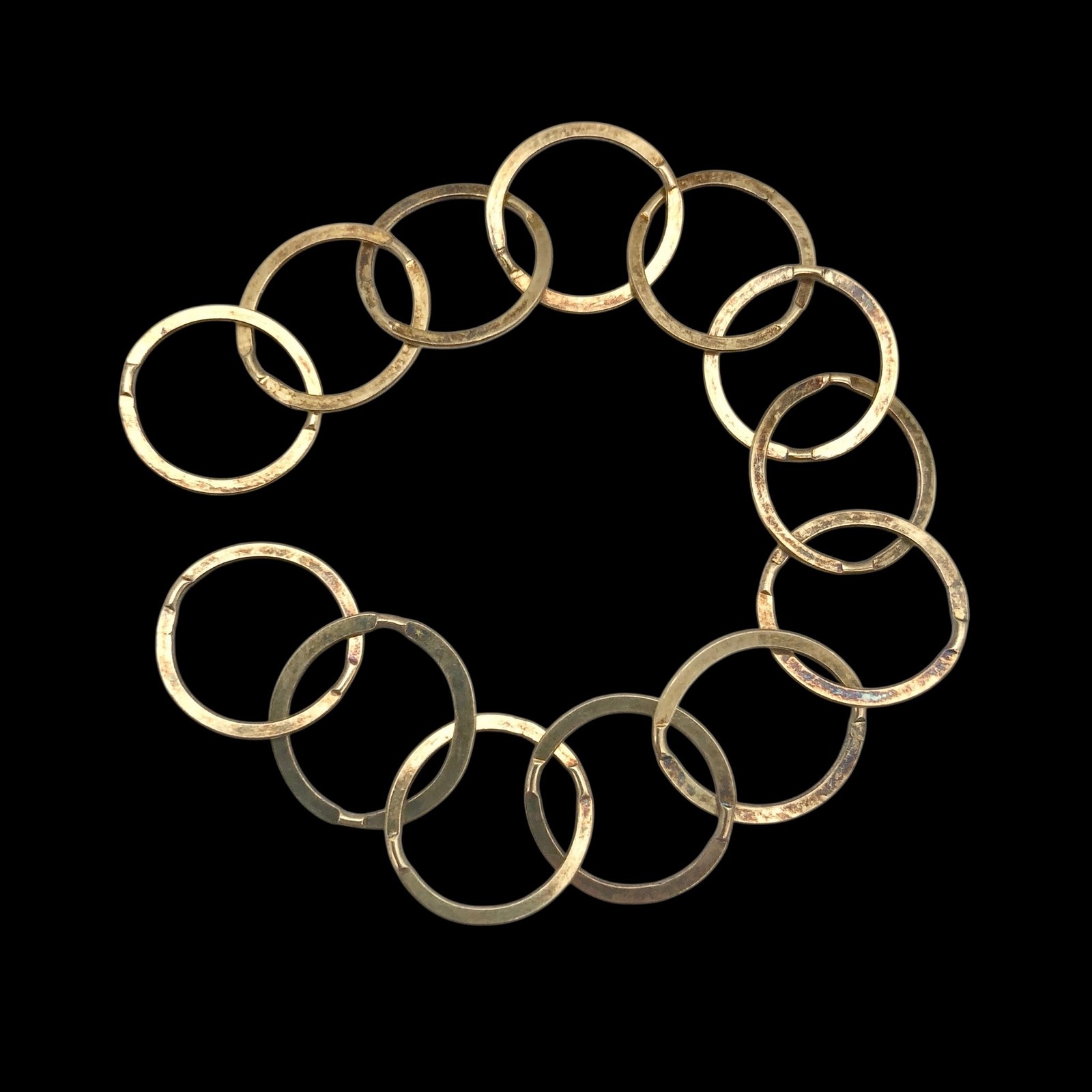 22K Vermeil 13mm Circle Chain 6 inches | 13mm | 3.3g | Gold | Circle | 13 Links|
