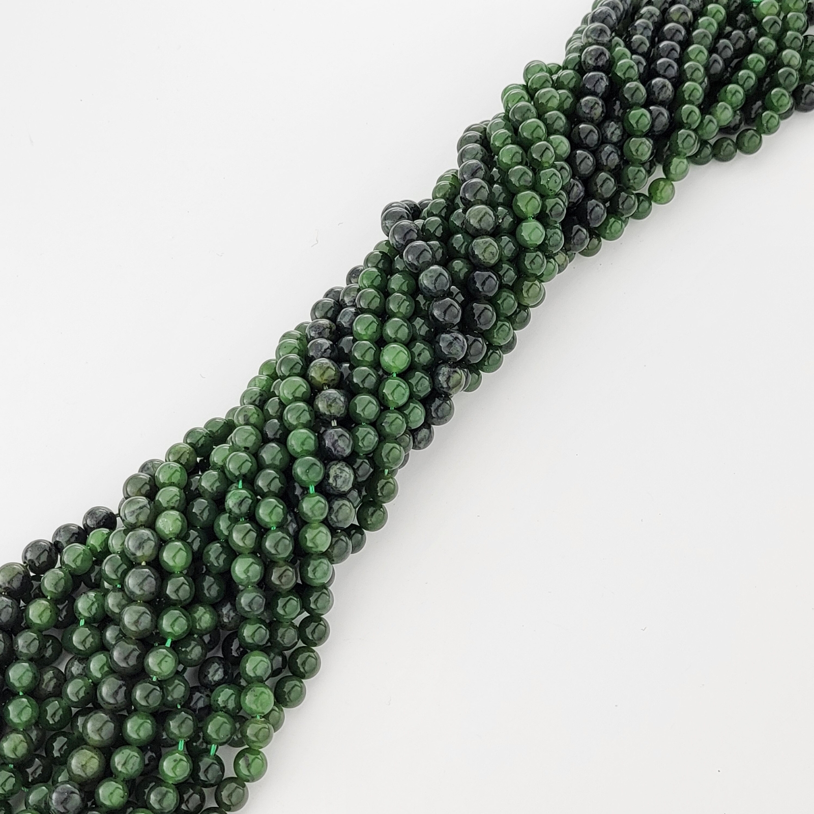 Canadian Jade Beads Nephrite Beads Canada Jade Natural Smooth Round 6mm 8mm 10mm