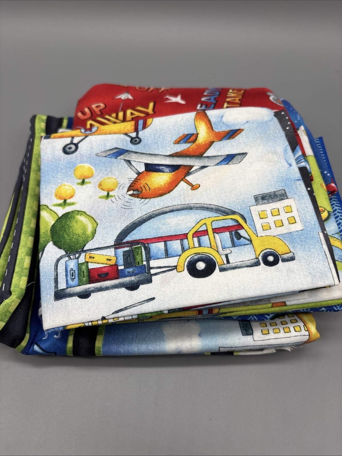 Quilt Kit – Villa Rosa Designs 54” X 74” Kids Fun Planes Airport