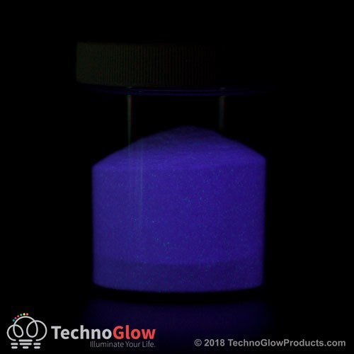 Glow in the Dark Powder, FLUORESCENT PURPLE – UV Reactive Glow Pigment