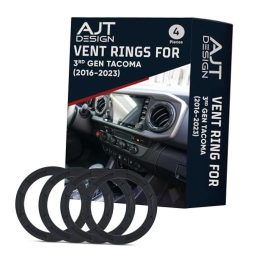 Vent Ring for 3rd Gen Tacoma (2016-2023) | Blackout Mode | Impact Resistant